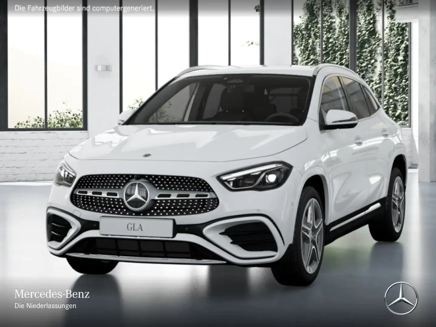 Mercedes-Benz GLA 200 AMG+360°+AHK+MULTIBEAM+TOTW+KEYLESS+7G Weiß - 2