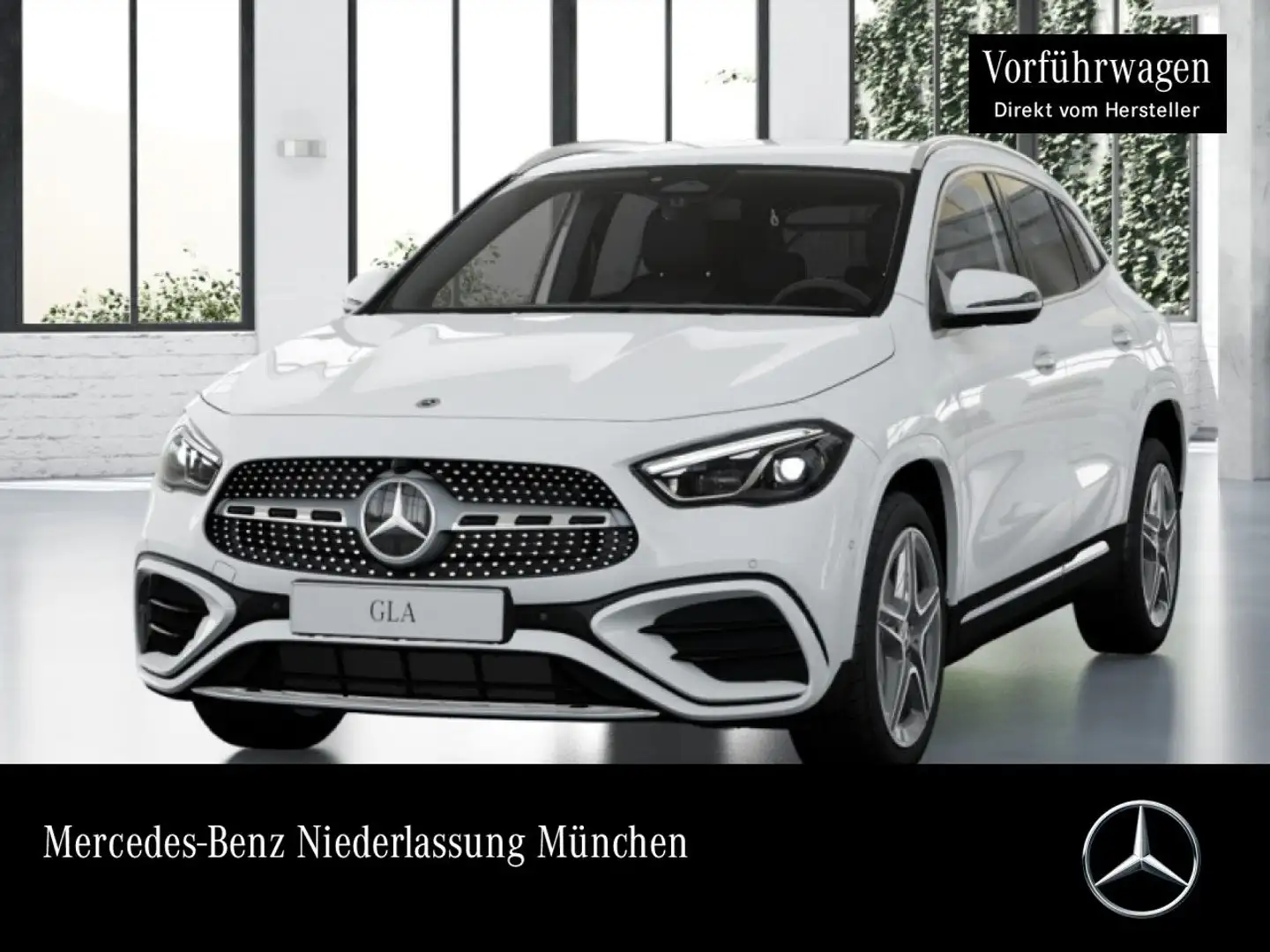 Mercedes-Benz GLA 200 AMG+360°+AHK+MULTIBEAM+TOTW+KEYLESS+7G Weiß - 1