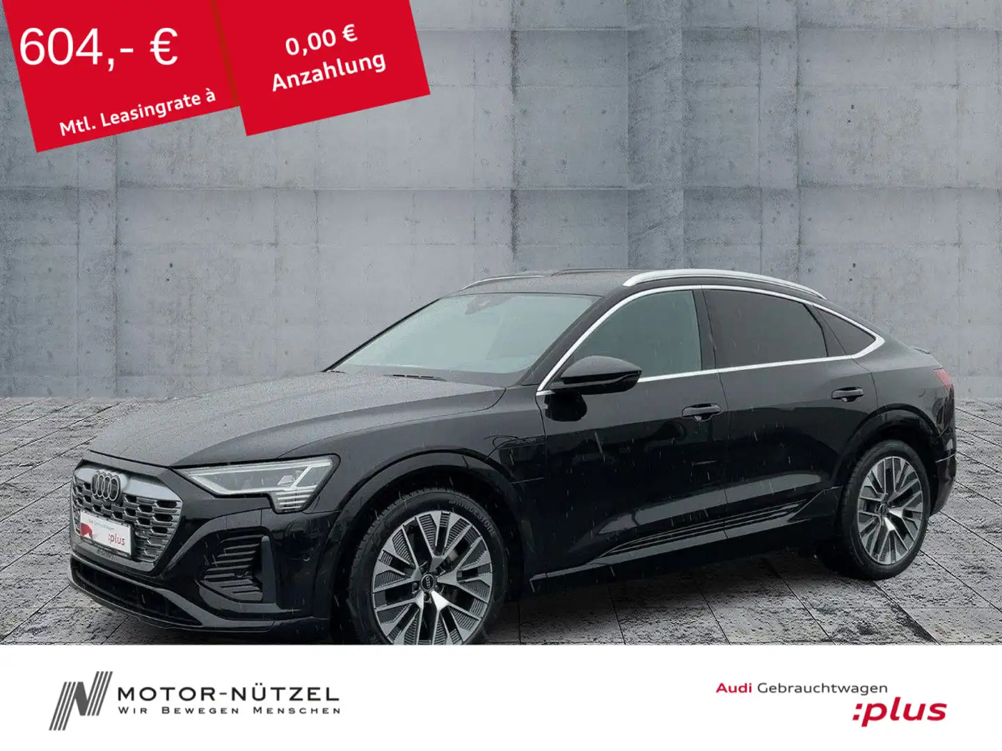 Audi Q8 e-tron 55 S-LINE MATRIX+NAV+HuD+B&O Schwarz - 1