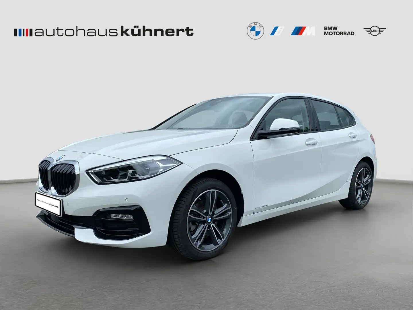 BMW 118 i Sport LineLED SpurAss Navi Sportsitz PDC KeyLess Wit - 1