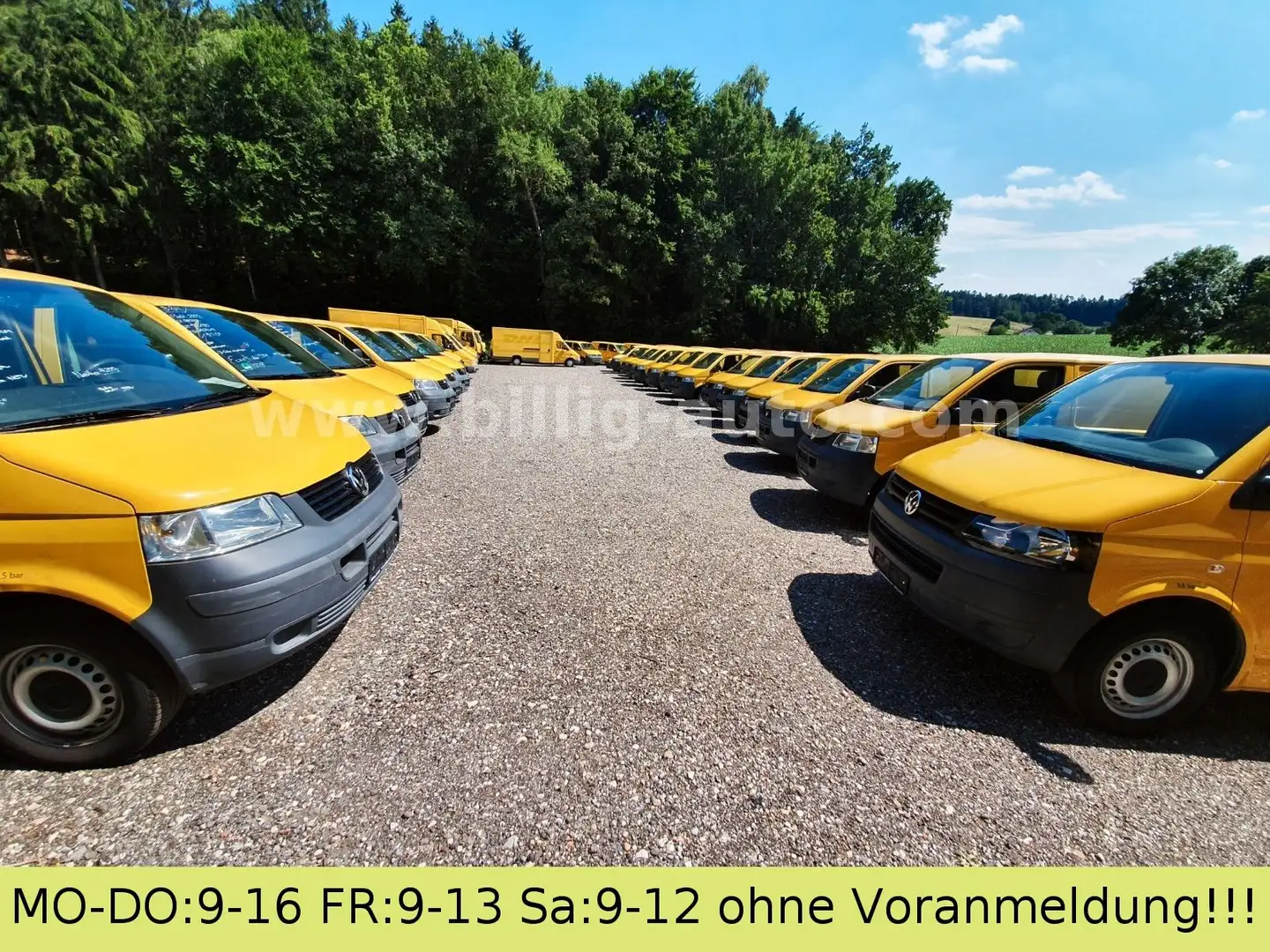 Volkswagen T5 2.0TDI EU5*2xSchiebetüre*1.Hand* Żółty - 1