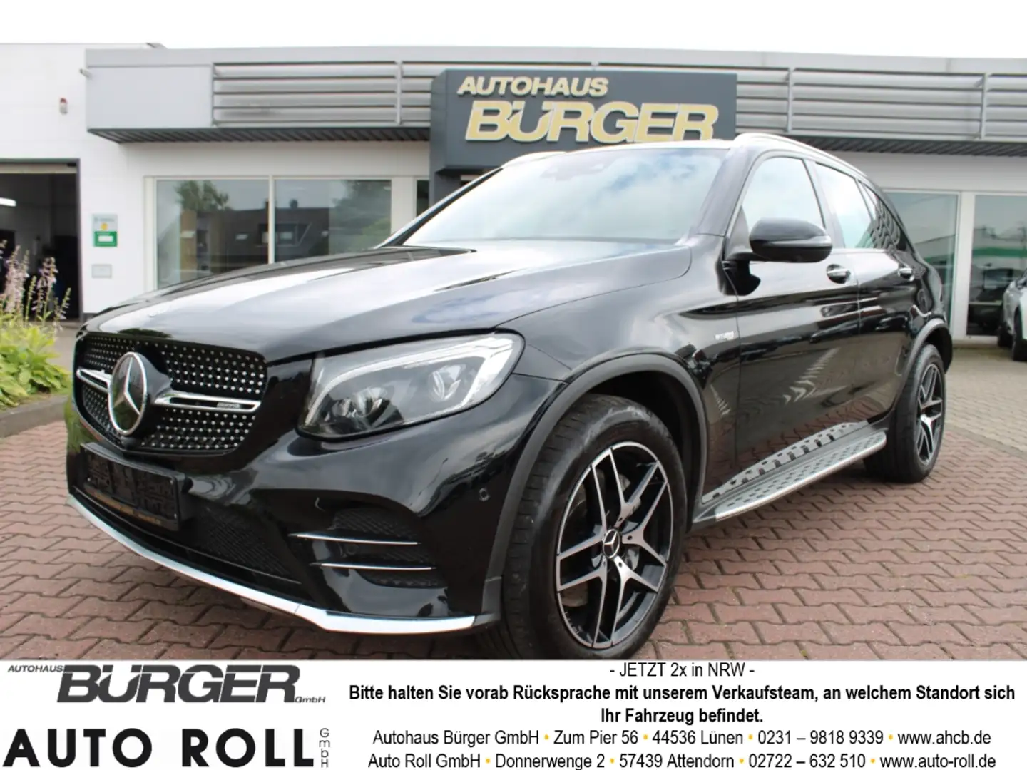Mercedes-Benz GLC 43 AMG 4M Airmatic 360° Burmester AHK LED StandHZG Navi Noir - 1