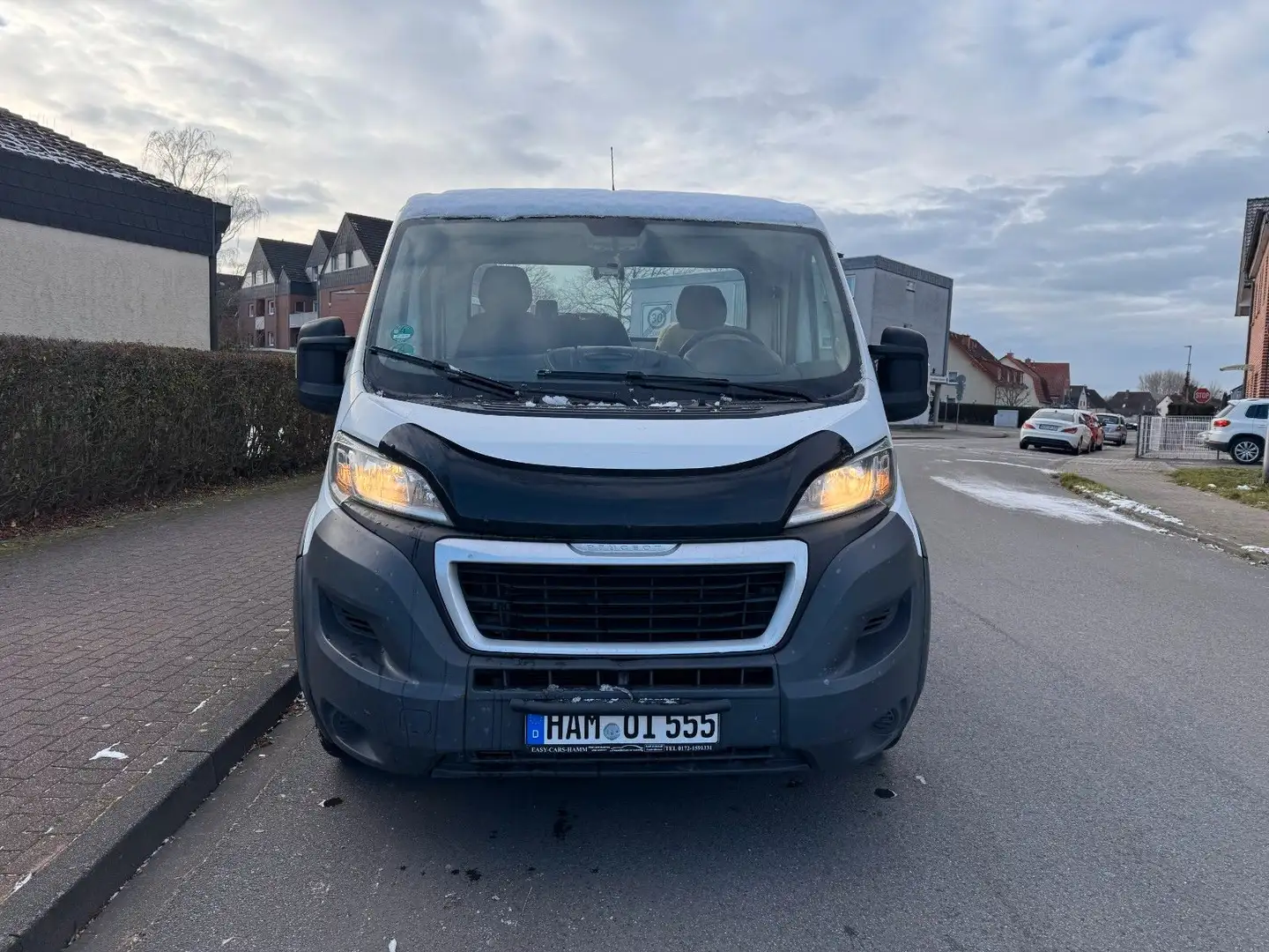 Peugeot Boxer Abschleppwagen Autotransporter Leer 2100 TOP Weiß - 2