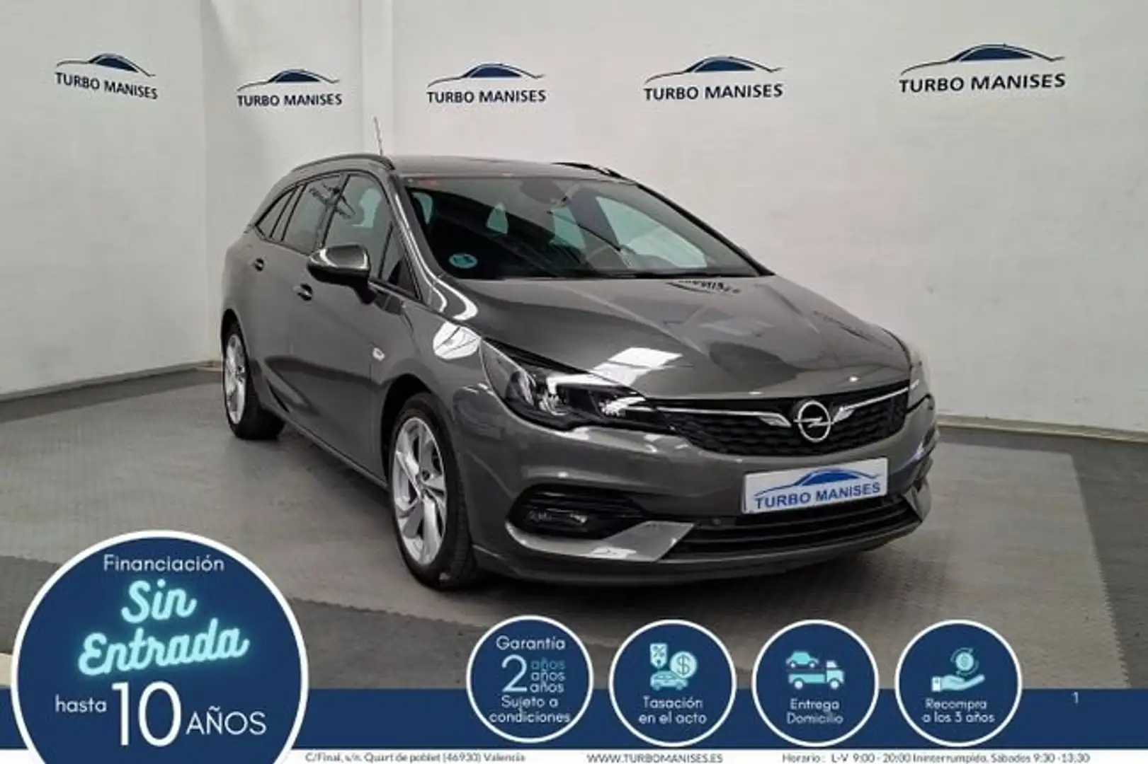 Opel Astra 1.4T SHT 107kW (145CV) Ultimate CVT ST Gris - 1