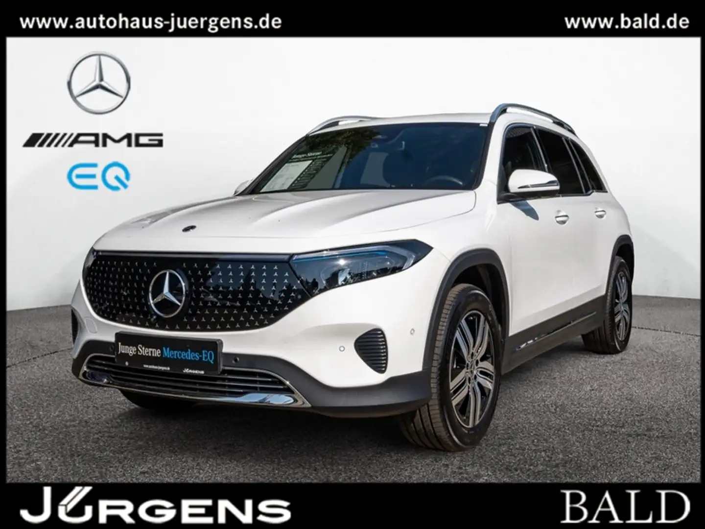 Mercedes-Benz EQB 300 4M ElectricArt/LED/360/Distr/Totw/Sound Weiß - 1