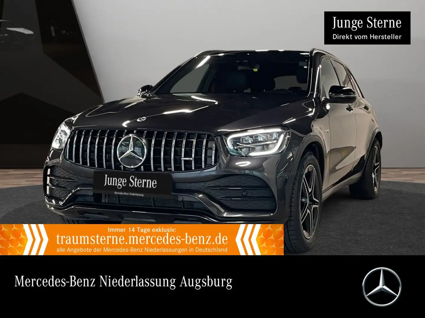 Mercedes-Benz GLC 43 AMG GLC 43 4M AMG+NIGHT+PANO+AHK+LED+KAMERA+SPUR+TOTW Gris - 1