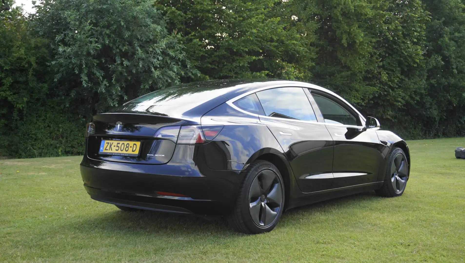 Tesla Model 3 Long Range AWD 75 kWh Panoramadak zwart leder Zwart - 2