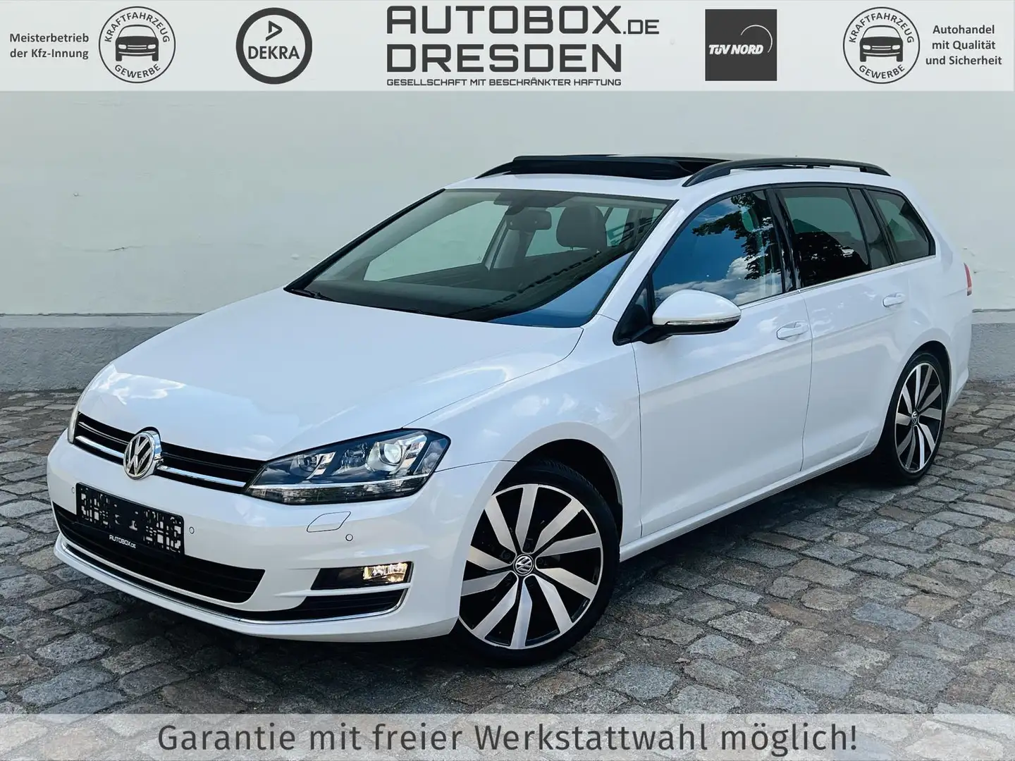 Volkswagen Golf VII Variant R-LINE +AHK+DAB+L+N+X+PANO+ Weiß - 1