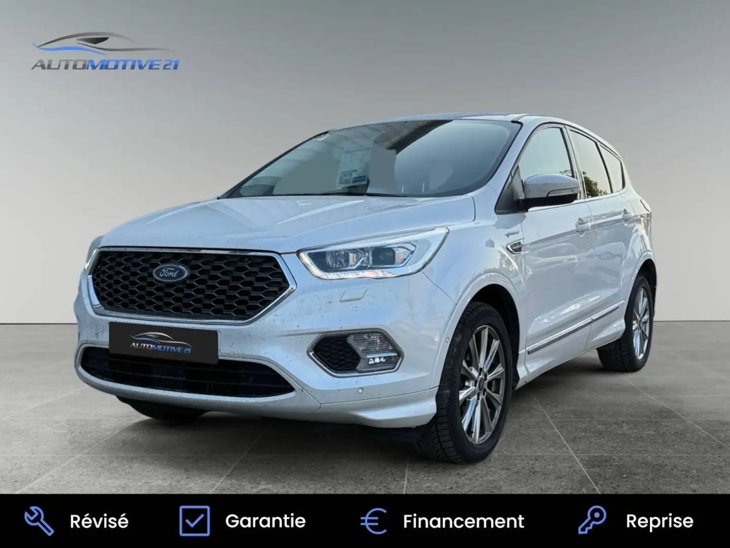 Ford Kuga II 2.0 TDCi 150ch Stop&Start Vignale 4x2 Wit - 1