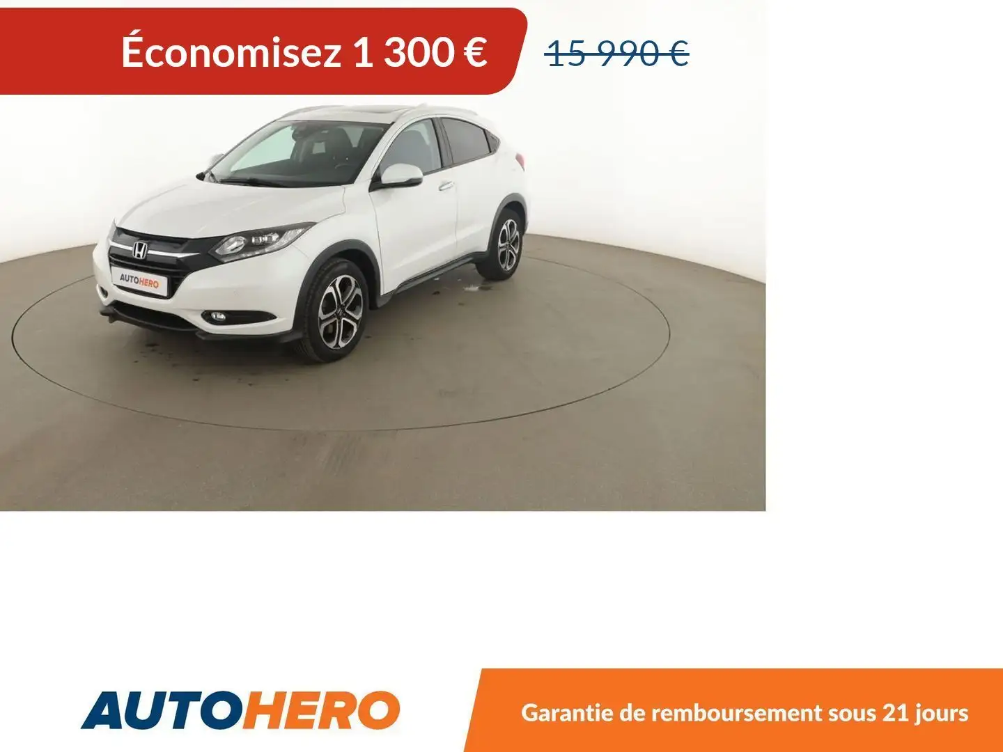 Honda HR-V 1.5 i-VTEC Exclusive Navi CVT Blanc - 1