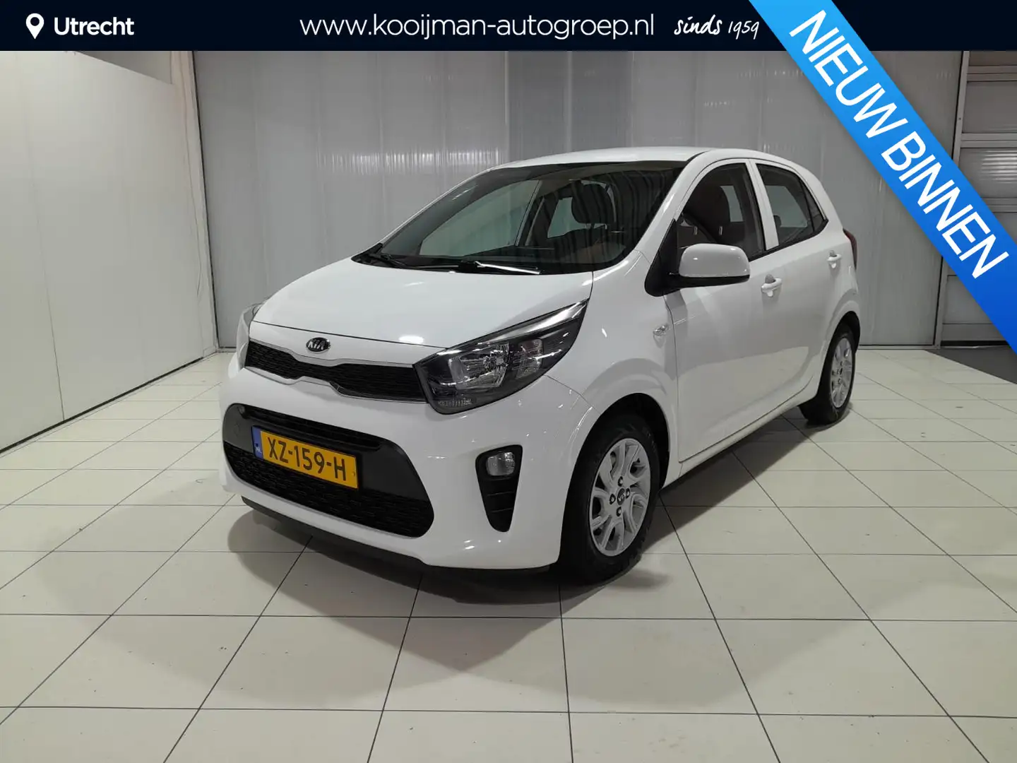 Kia Picanto 1.0 MPi DynamicLine Trekhaak, Apple Carplay/Androi Wit - 1