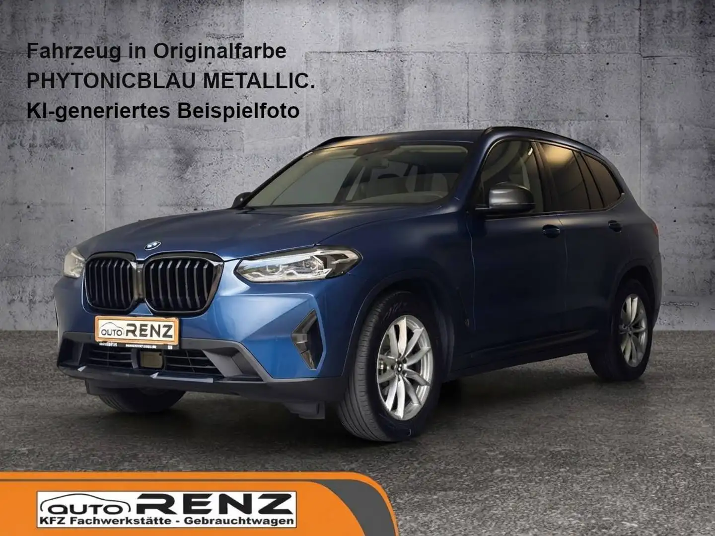 BMW X3 xDrive 20d (Foliert) Blau - 2