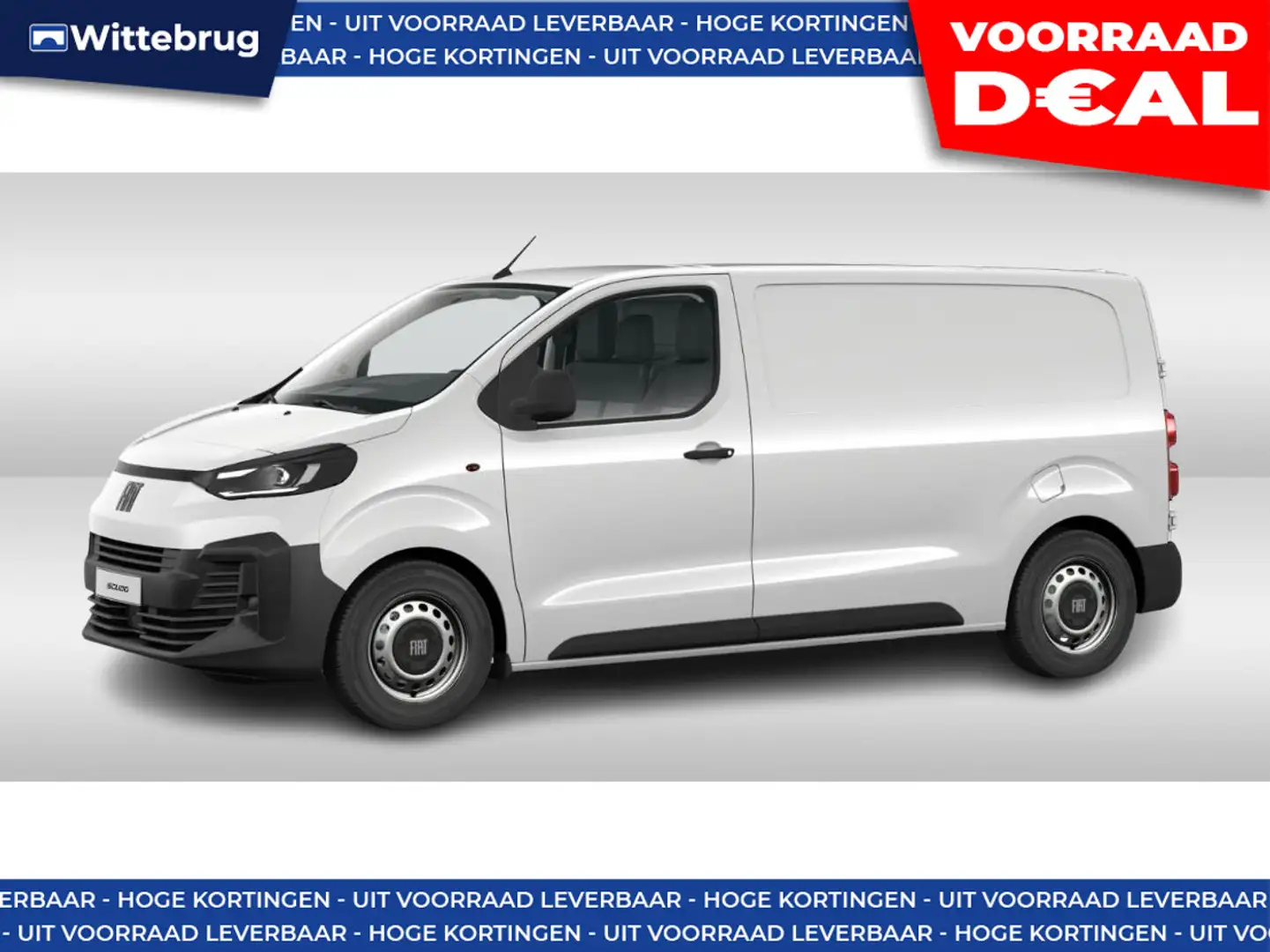 Fiat Scudo 2.0 Diesel 145 S&S L2 PACK DYNAMIC NAV - BIJRIJDER Wit - 1