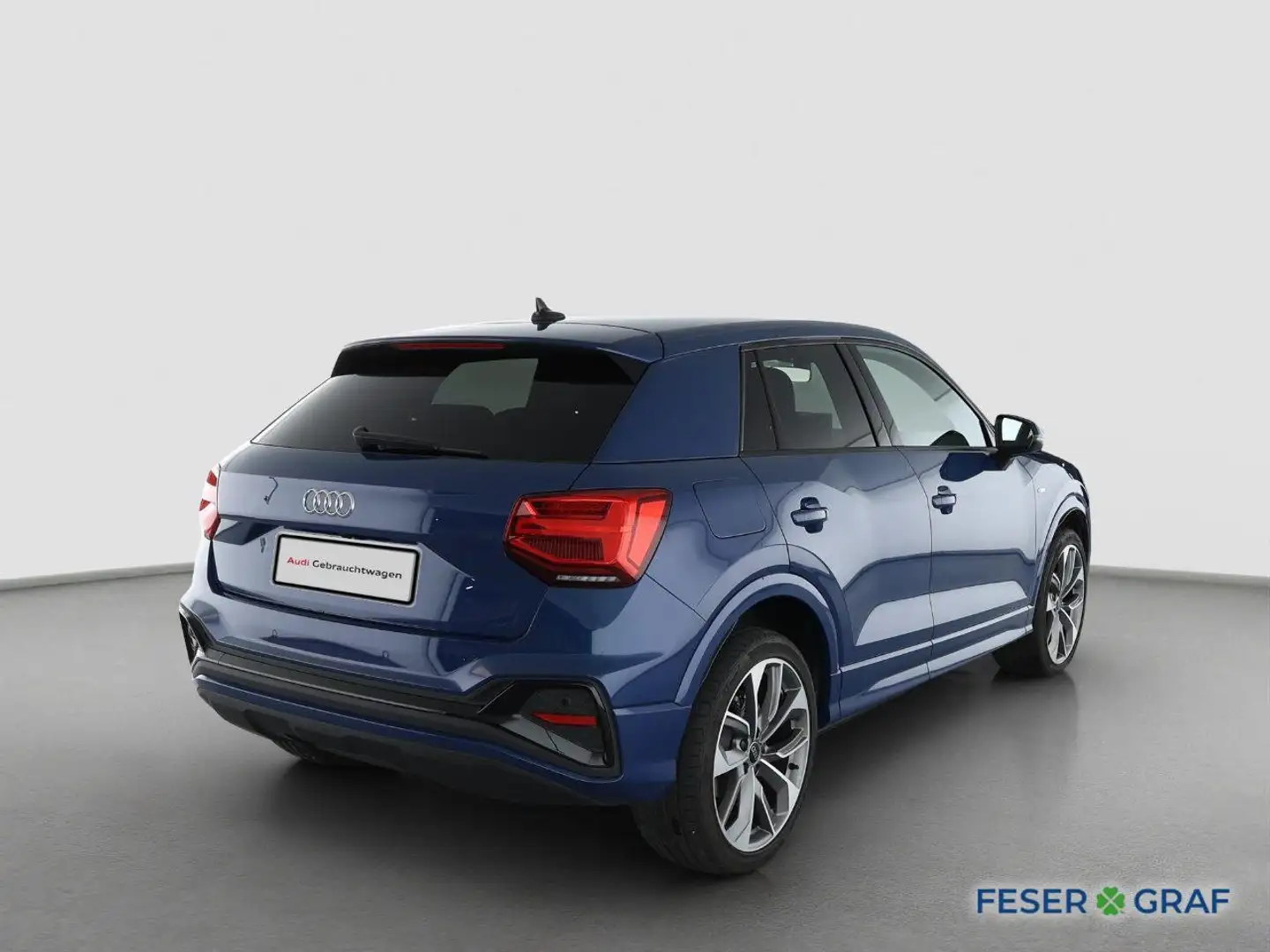 Audi Q2 35 TFSI 2x S line /Matrix/Leder/SONOS/AHK Blau - 2