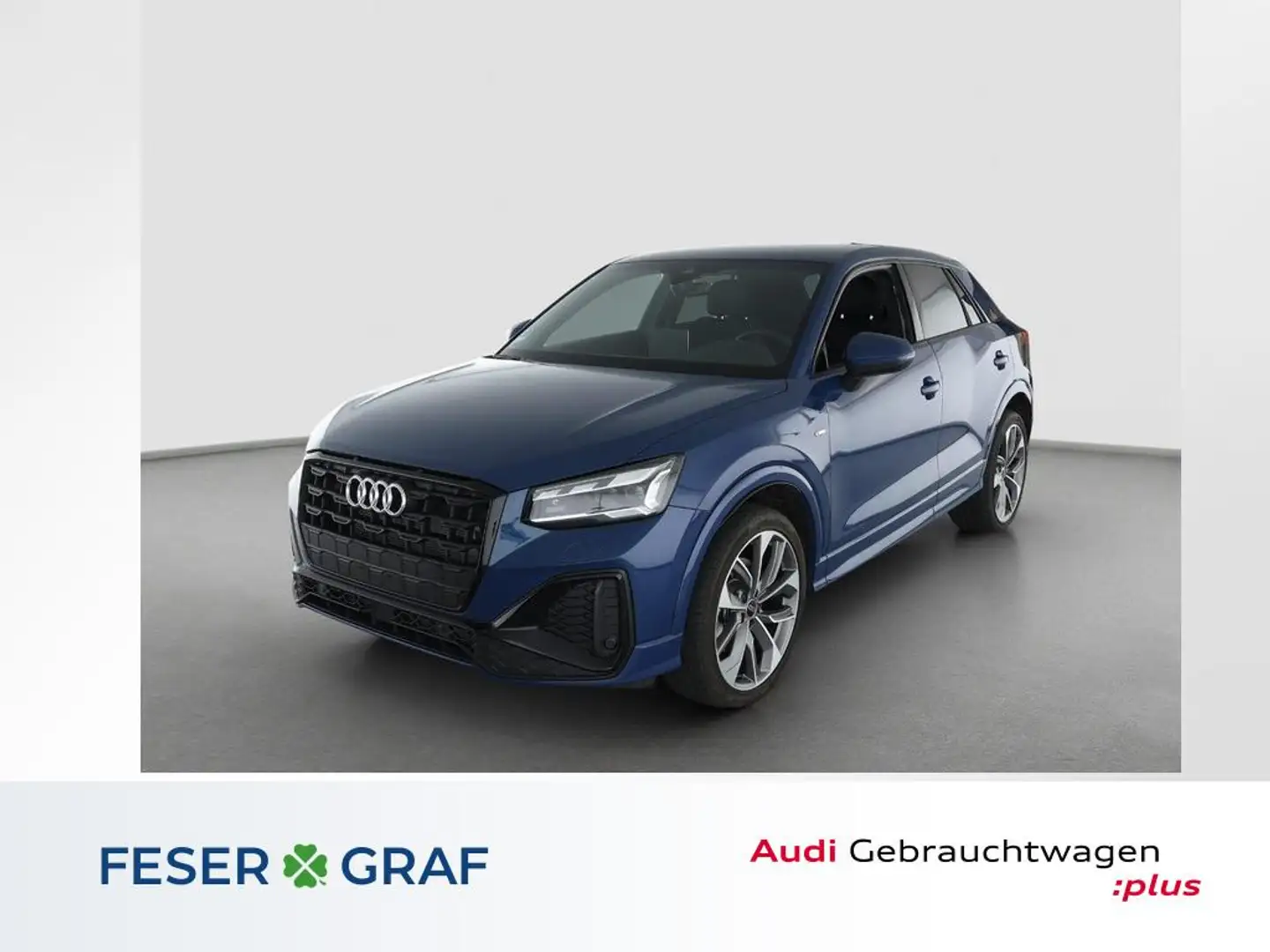 Audi Q2 35 TFSI 2x S line /Matrix/Leder/SONOS/AHK Blau - 1