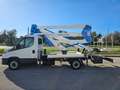 Iveco Daily 35S14 2.3HPT PL PIATTAFORMA CON CESTELLO 20 SOCAGE Blanc - thumbnail 9
