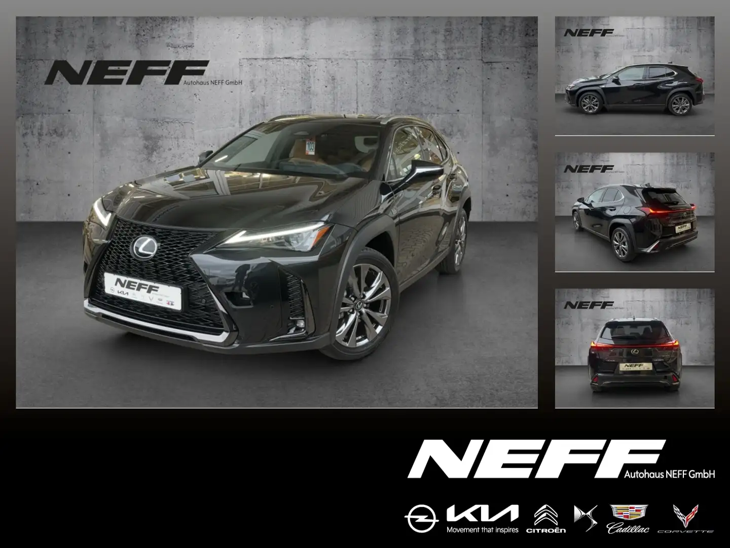 Lexus UX 300e UX 300h F Sport Design Barzahlungspreis *ACC*KAM Černá - 1