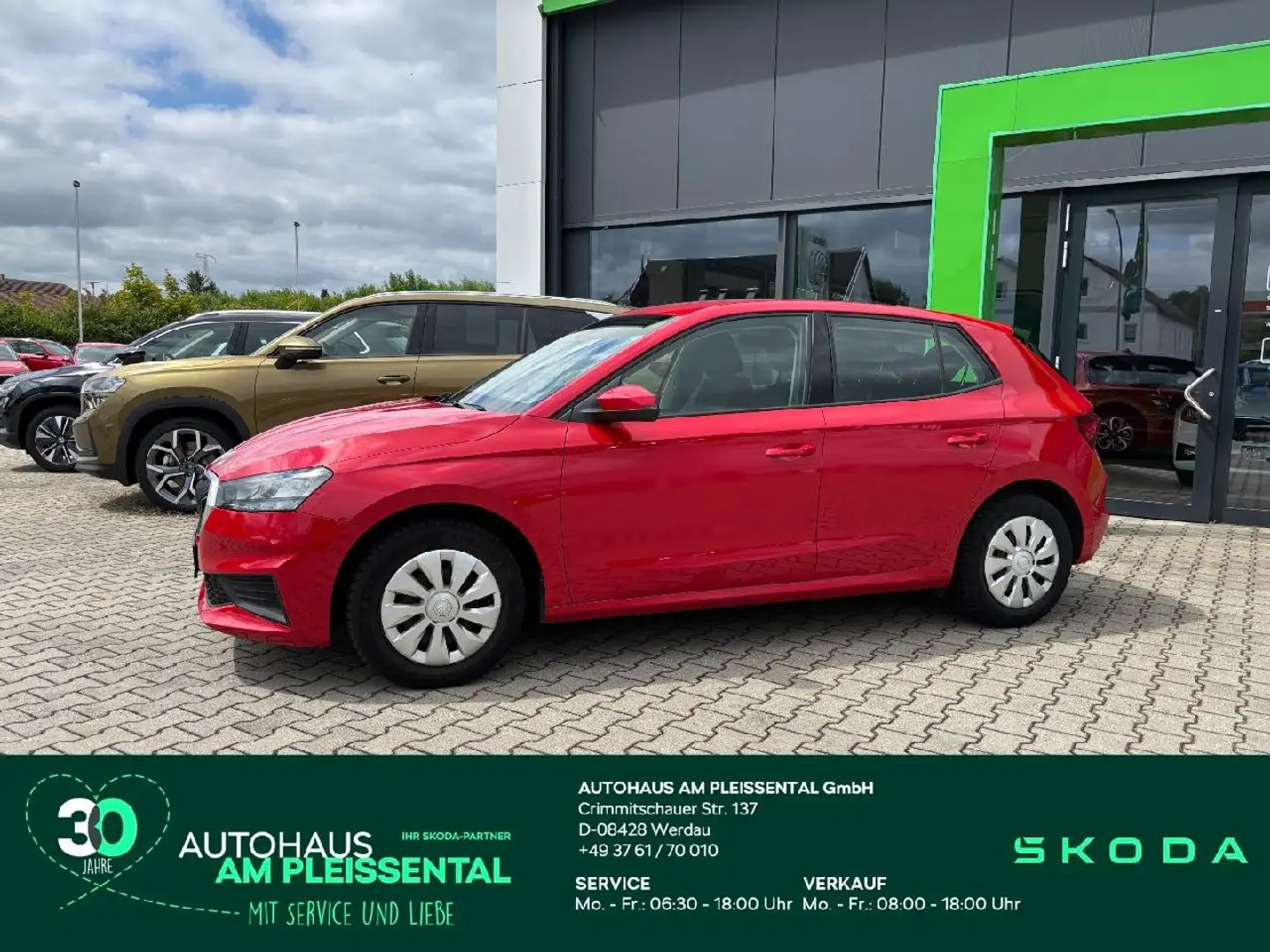 Skoda Fabia Active 59 kW LED+DAB+Bluetooth Rot - 1