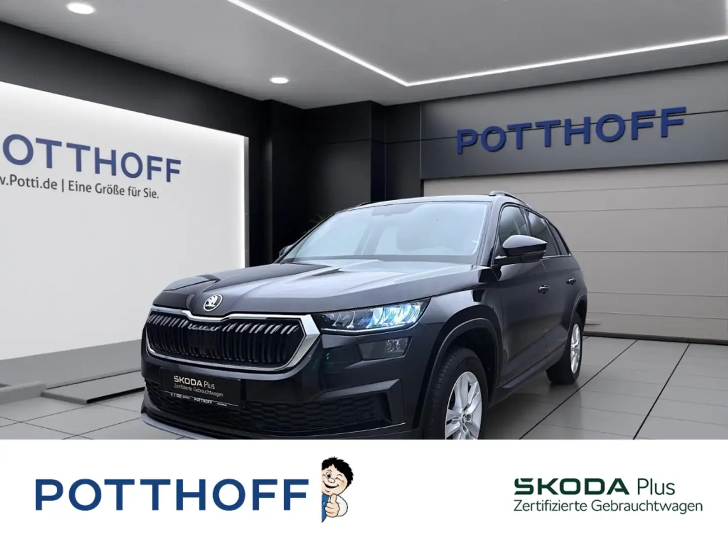 Skoda Kodiaq 2.0 TDI DSG 4x4 AMBITION NAVI PDC VIRTUAL LED Schwarz - 1