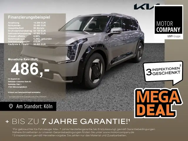 Kia EV9 Elektro 99kWh 360+ACC+4Season+HuD+4xEl.Sitze+