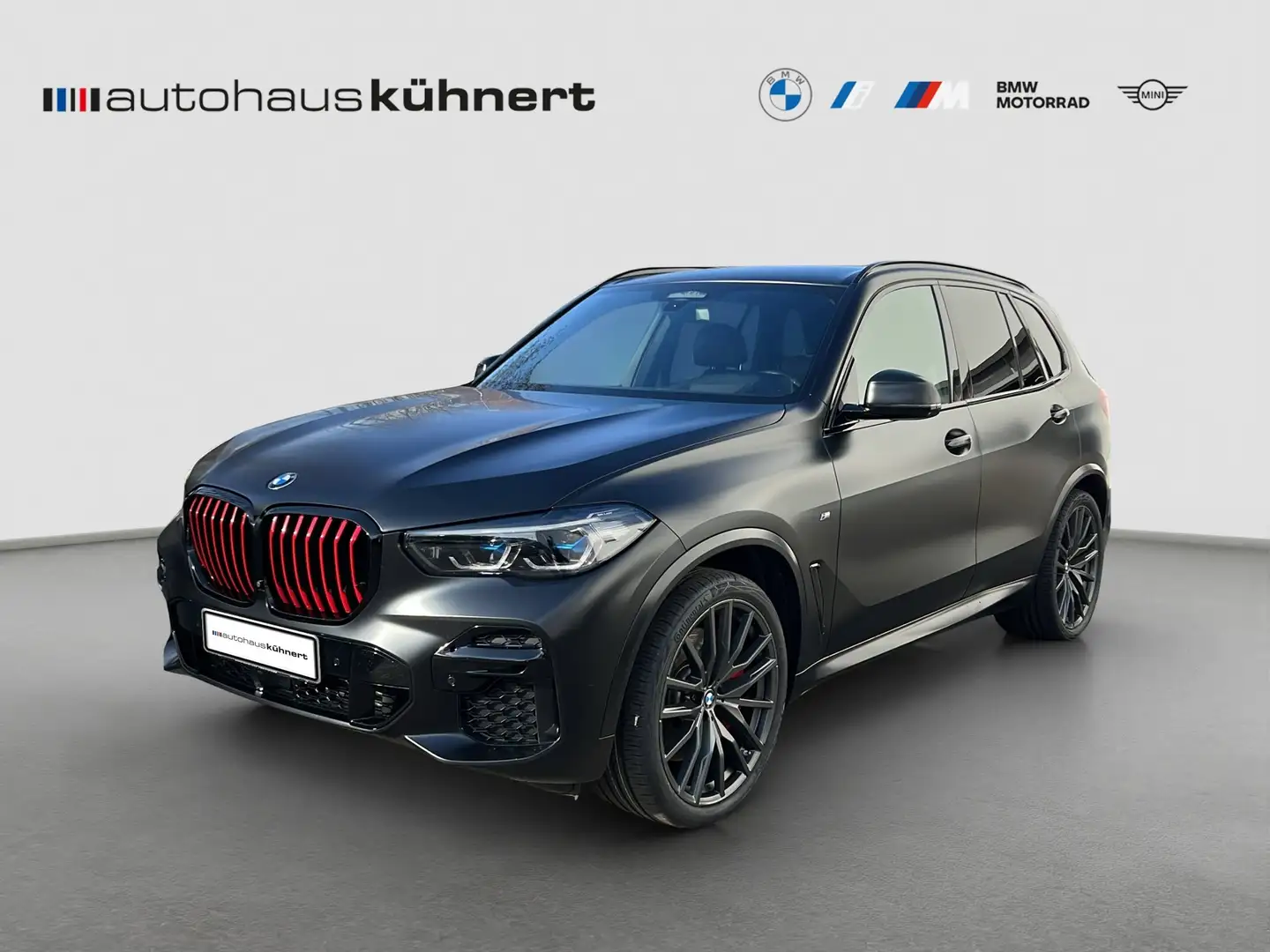 BMW X5 xDrive40d ///M-Sport Black Vermilion LuftFw. Laser Schwarz - 1