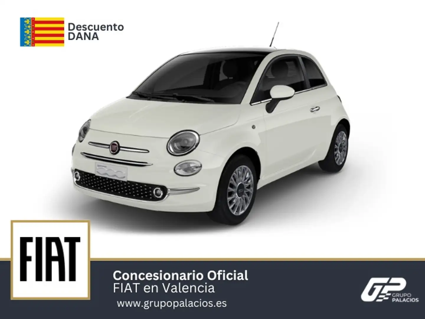 Fiat 500 Red Hb 185km 70kW 95CV Blanco - 1