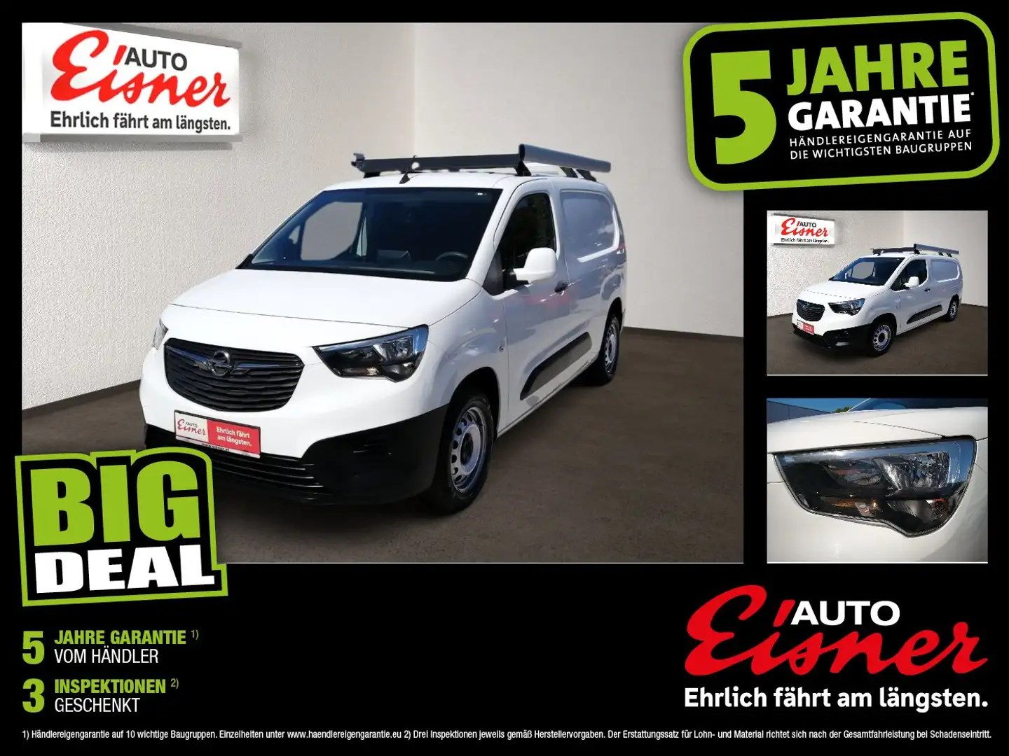 Opel Combo E Cargo 1.5 D Enjoy Erhöhte Nutzlast XL Weiß - 1