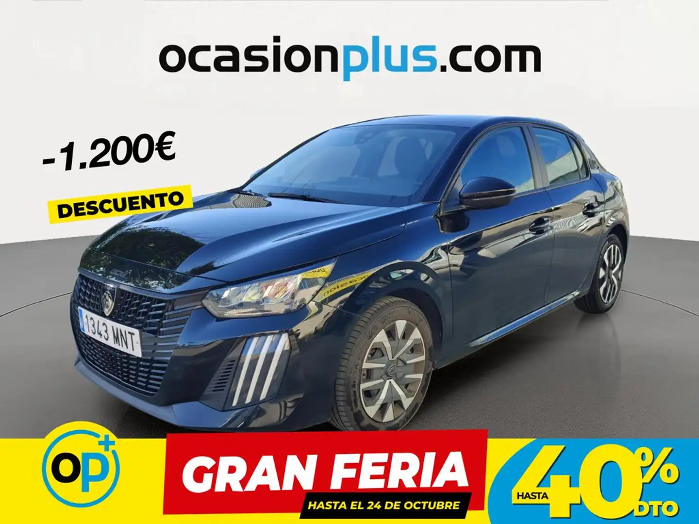 Peugeot 208 1.2 Puretech S&S Active 100 Negro - 1