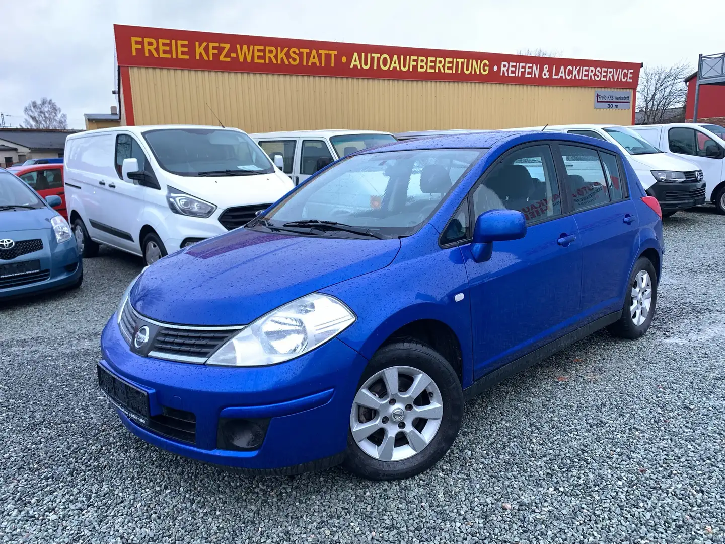 Nissan Tiida 1.6 acenta KLIMA,8xBereift,Ölservice+TÜV-NEU Blauw - 1