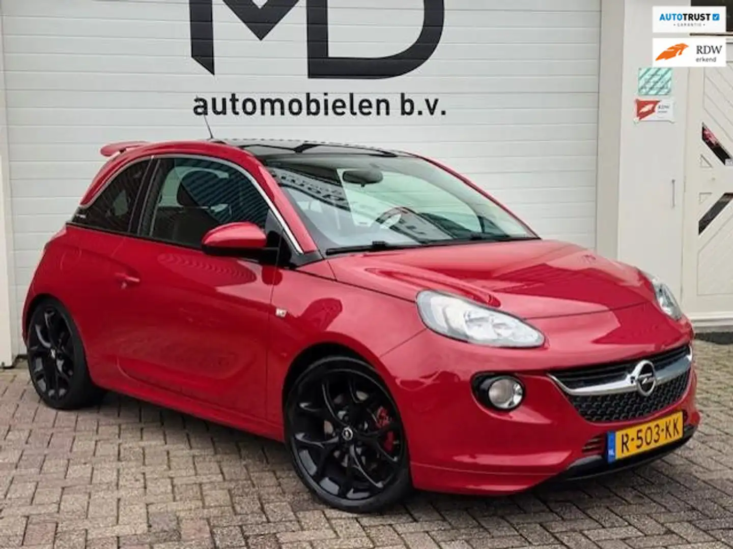 Opel Adam 1.4 Turbo Rocks S -Dealer onderhouden-LED-Panorama Rouge - 1