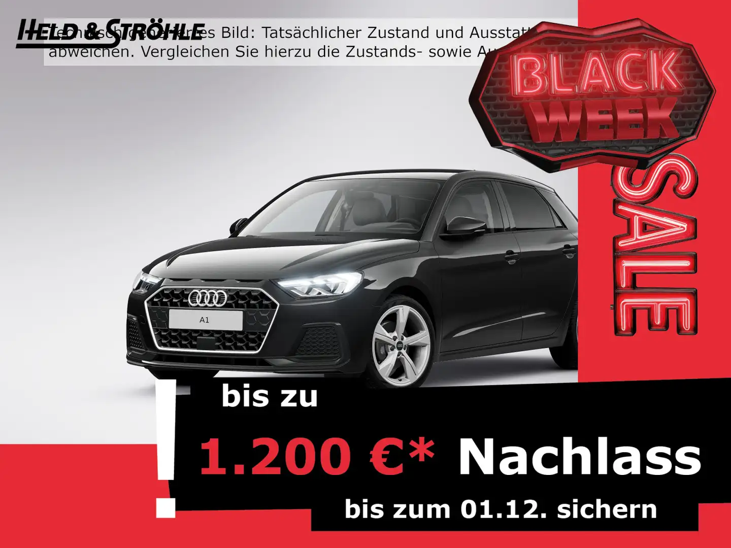 Audi A1 advanced 30TFSI 17 LED NAVI KEYLESS Schwarz - 1