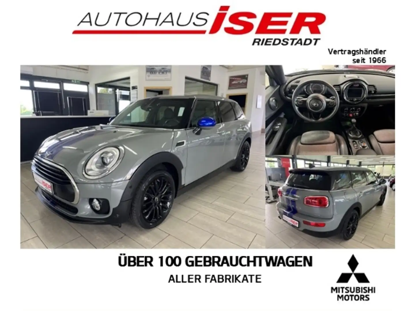 MINI One Clubman PDCv+h Klimaautom Temp SHZ LED BT USB Gris - 1