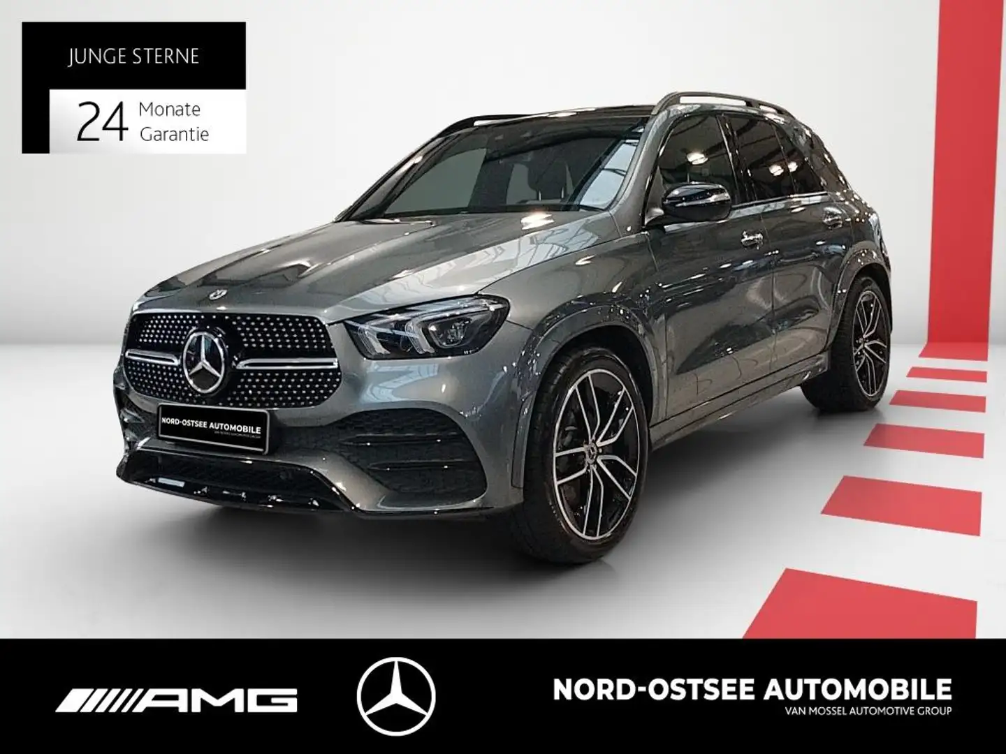 Mercedes-Benz GLE 400 d 4M AMG AHK SITZKLIMA AIRMATIC BURMEST Gris - 1