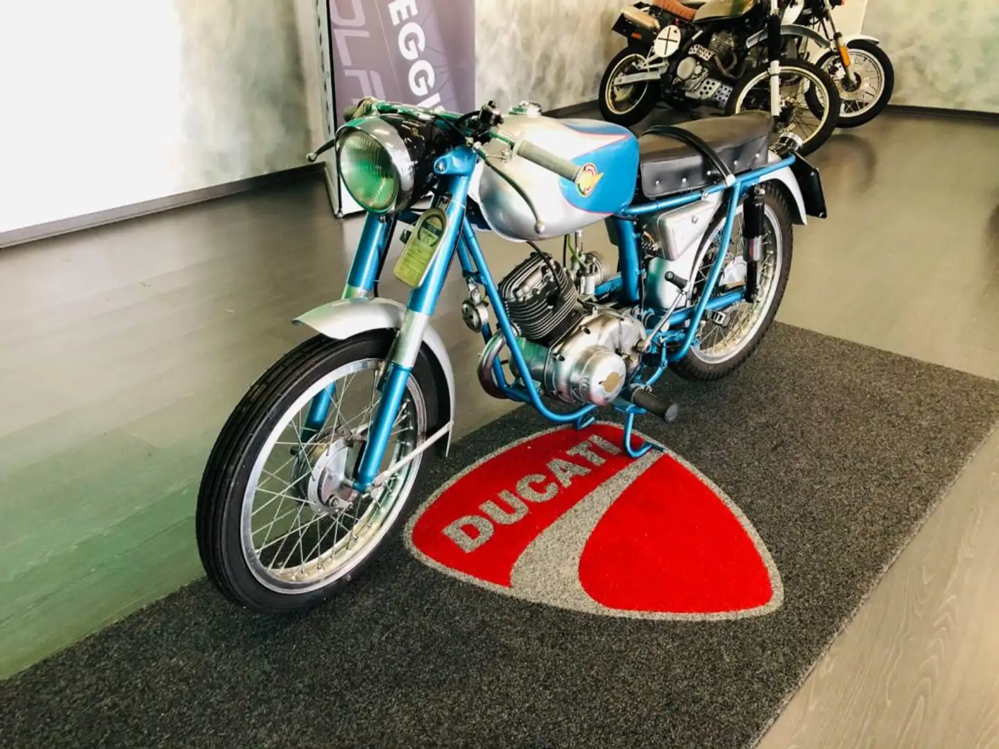 Ducati 125 Desmo 85 SPORT CAVALLINO Iscritta moto d'epoca Blu/Azzurro - 1