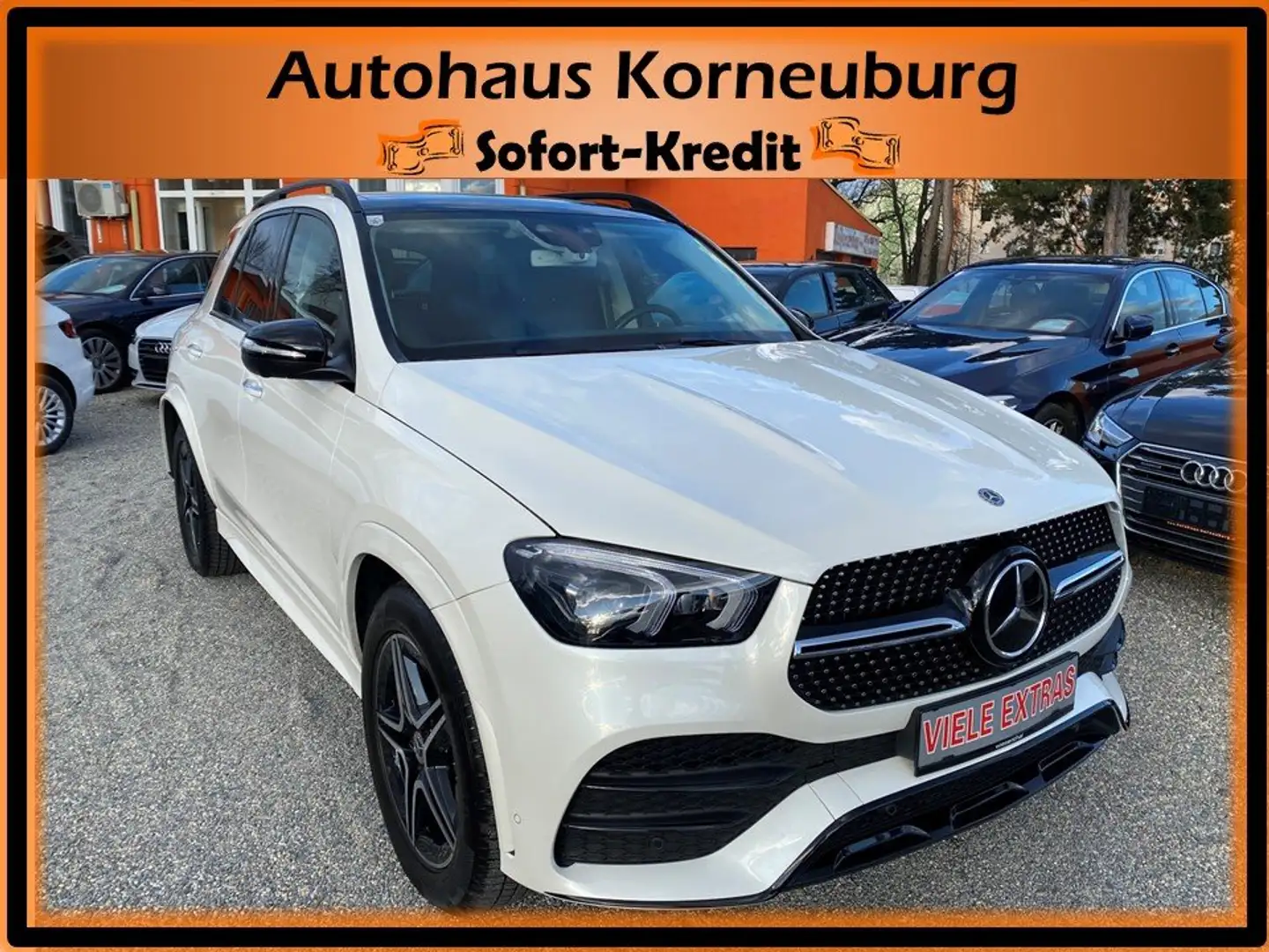 Mercedes-Benz GLE 300 d 4Matic///AMG*LED*Panoramadach*Burmester*NAVI*AHV Weiß - 1