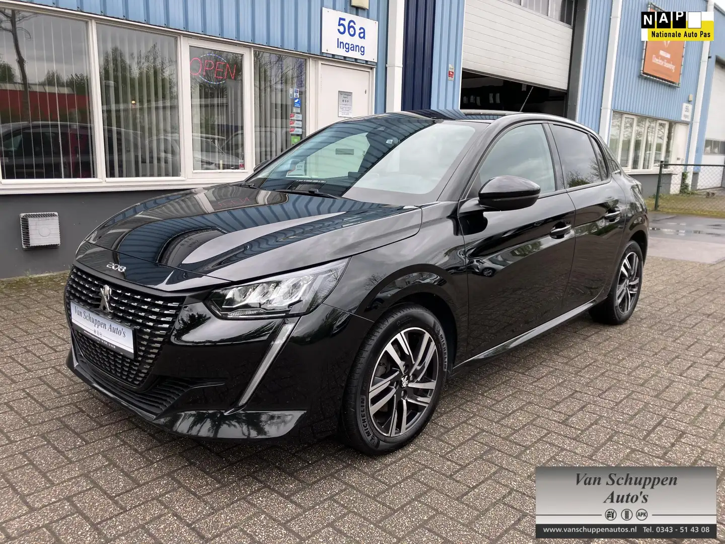Peugeot 208 1.2 PureTech Allure Keyless Navi-carplay Camera Zwart - 1