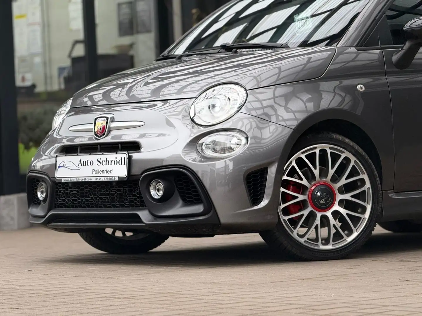 Fiat 500C Abarth 595C 1.4 T-Jet, Bi-Xenon, Navi, Klimaauto, PDC Grau - 2
