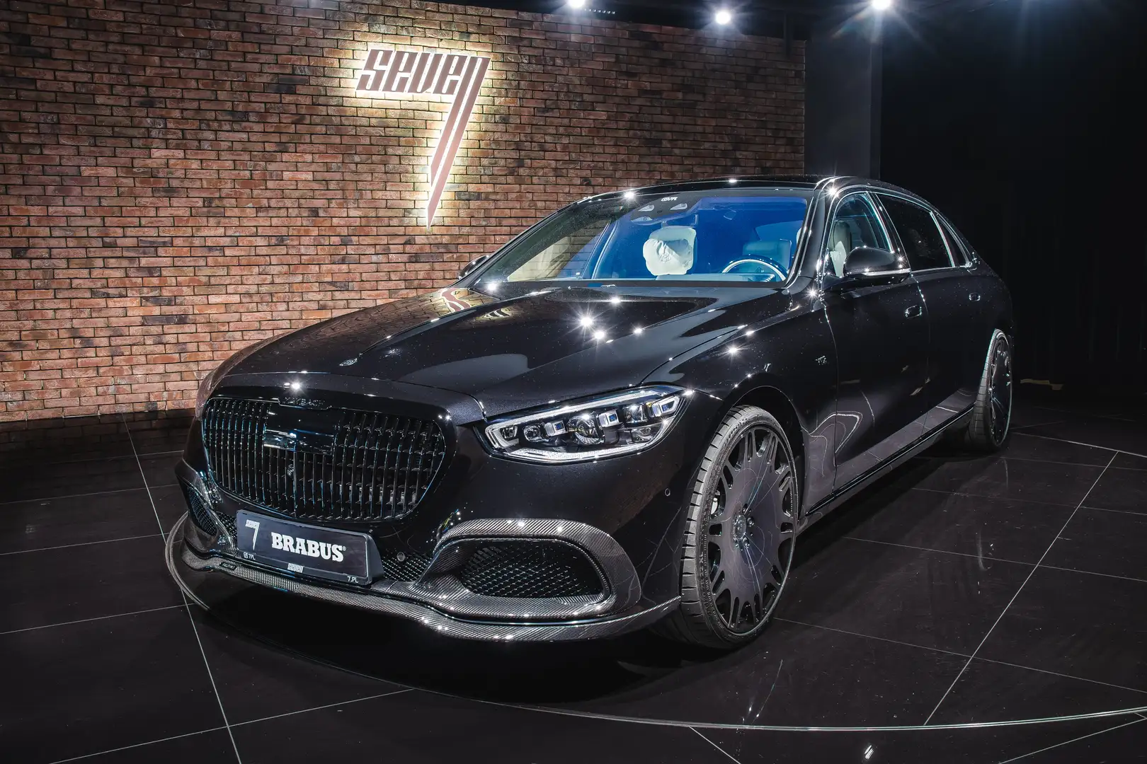 Mercedes-Benz Maybach S-Klasse Maybach S680 BRABUS 4Matic + Burmester 4D +4 seats Negru - 1