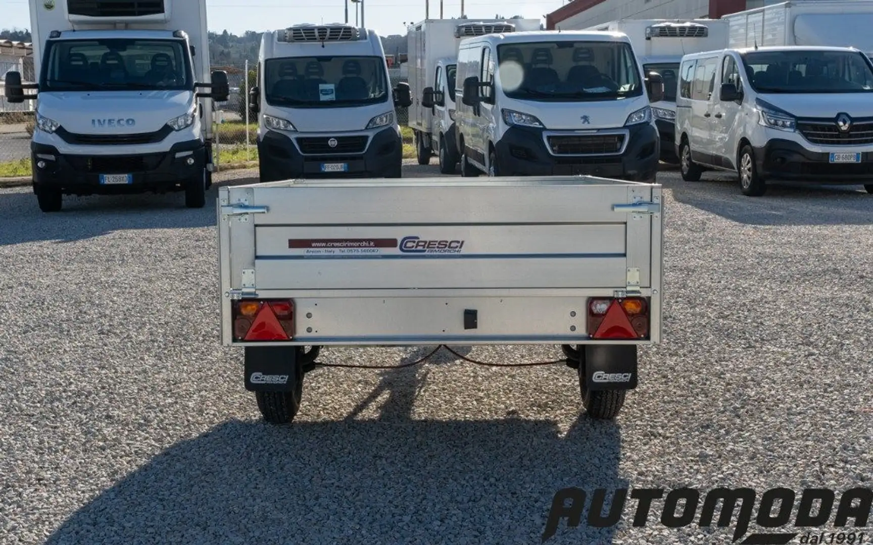Altro Cresci rimorchi CARRELLO B3 CON FRENO Grigio - 2