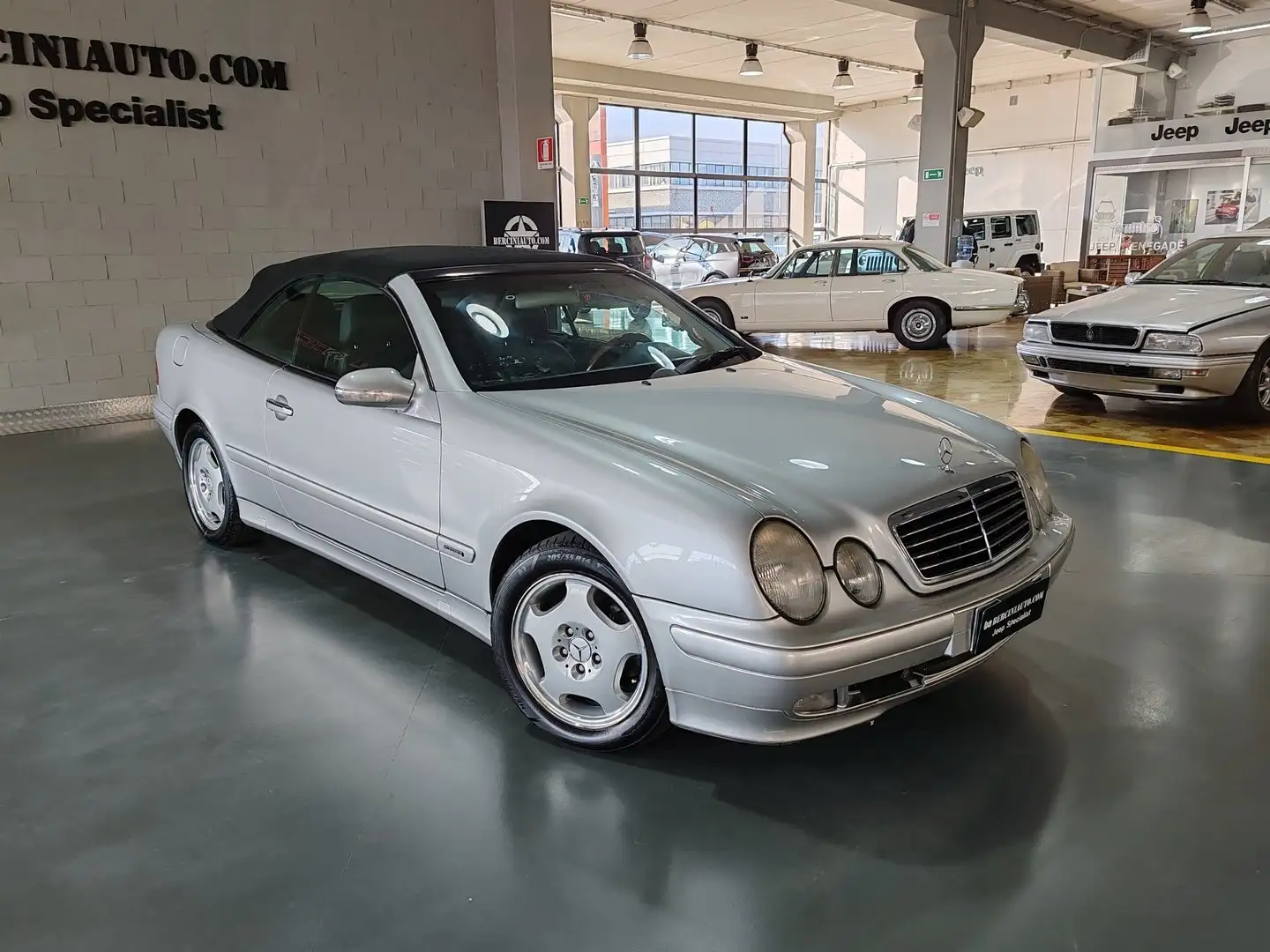 Mercedes-Benz CLK 200 CLK 200 K CABRIO ELEGANCE - 4 POSTI Argento - 2