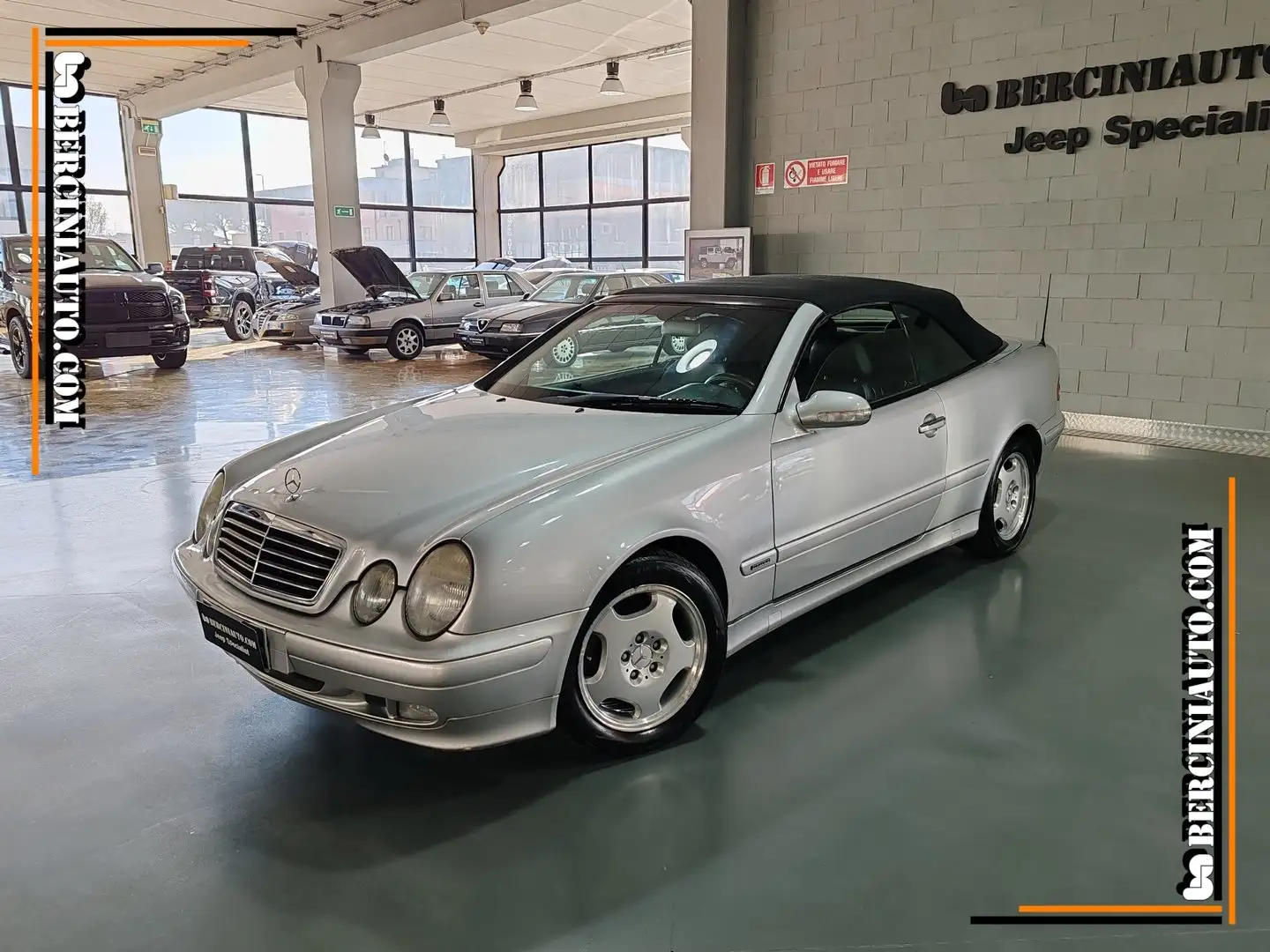 Mercedes-Benz CLK 200 CLK 200 K CABRIO ELEGANCE - 4 POSTI Argento - 1