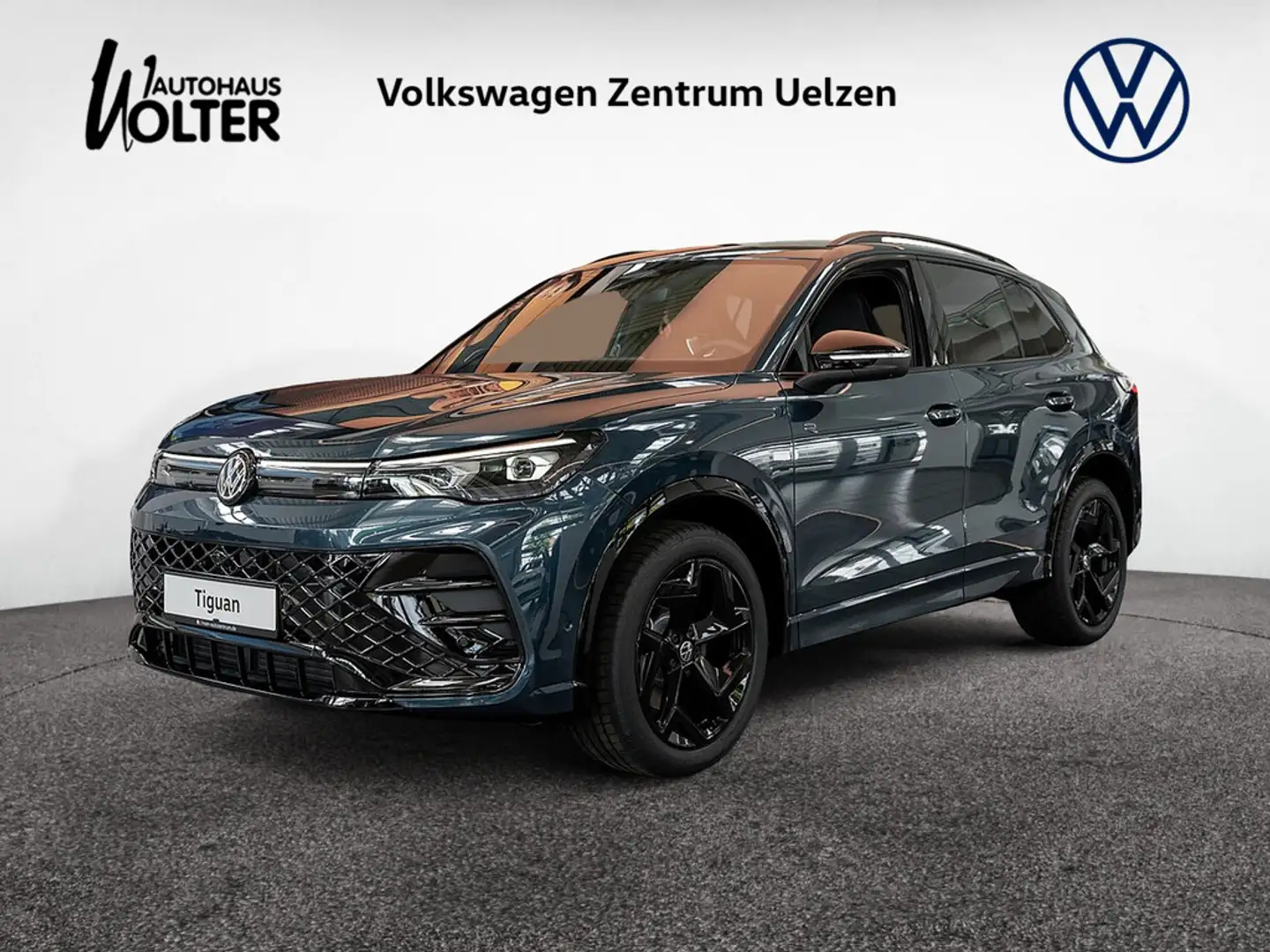 Volkswagen Tiguan 2.0 TDI R-Line AHK ACC MATRIX-LED 360° Blau - 1