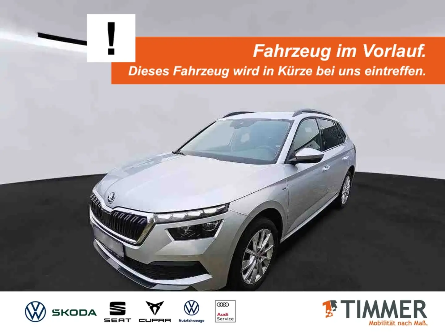 Skoda Kamiq 1.0 TSI DSG CLEVER *LED *ACC *VIRTUAL *NAVI *SHZ Silber - 1