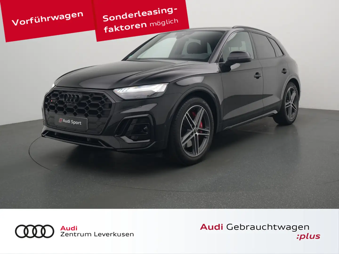 Audi SQ5 TDI B&O PANO AHK KAM360° MATRIX ACC LEDER Schwarz - 1