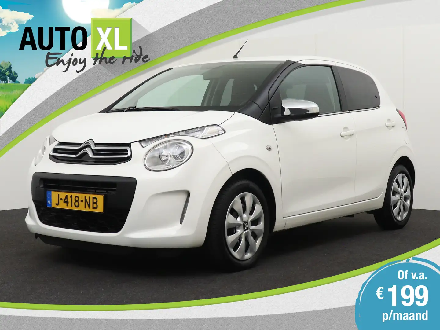 Citroen C1 1.0 VTi Feel Pack Comfort Bluetooth Airco LED Wit - 1