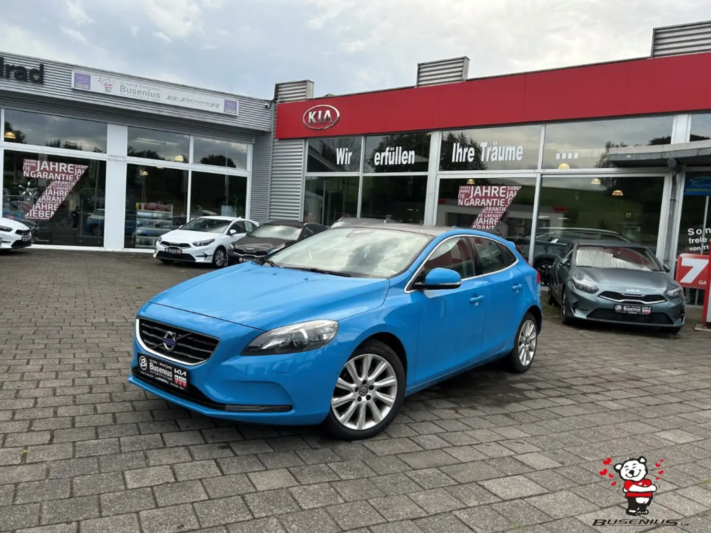 Volvo V40 D4 Summum+Leder+Business+Xenium+Licht Albastru - 2