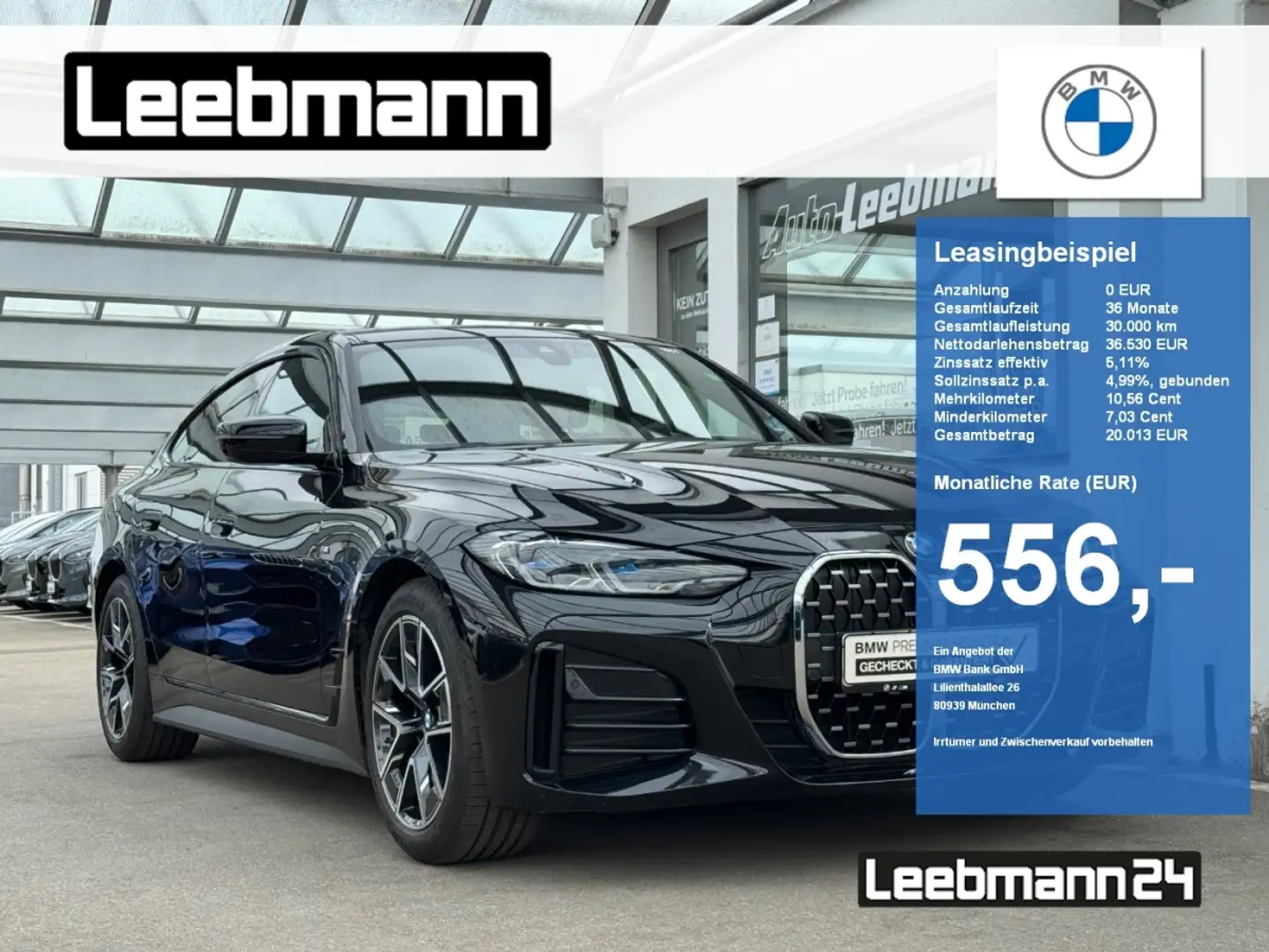 BMW 420 d Gran Coupé M-Sport HUD GARANTIE bis 06/2029 Negru - 1