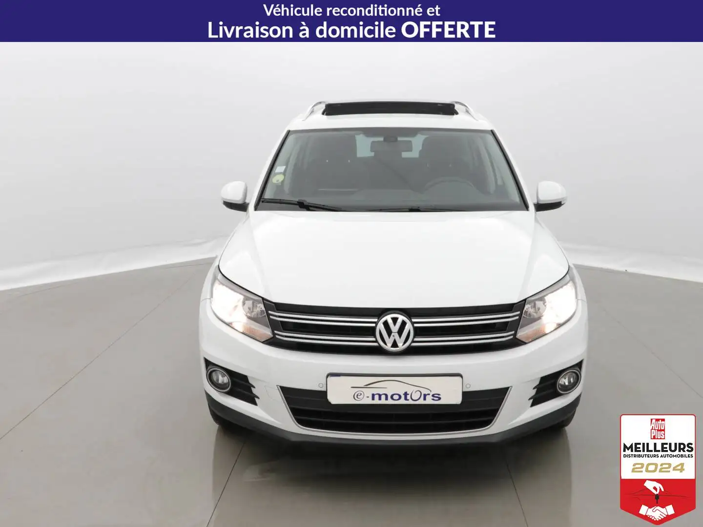 Volkswagen Tiguan 2.0 TDI 110 FAP BlueMotion Technology Cup Blanc - 2