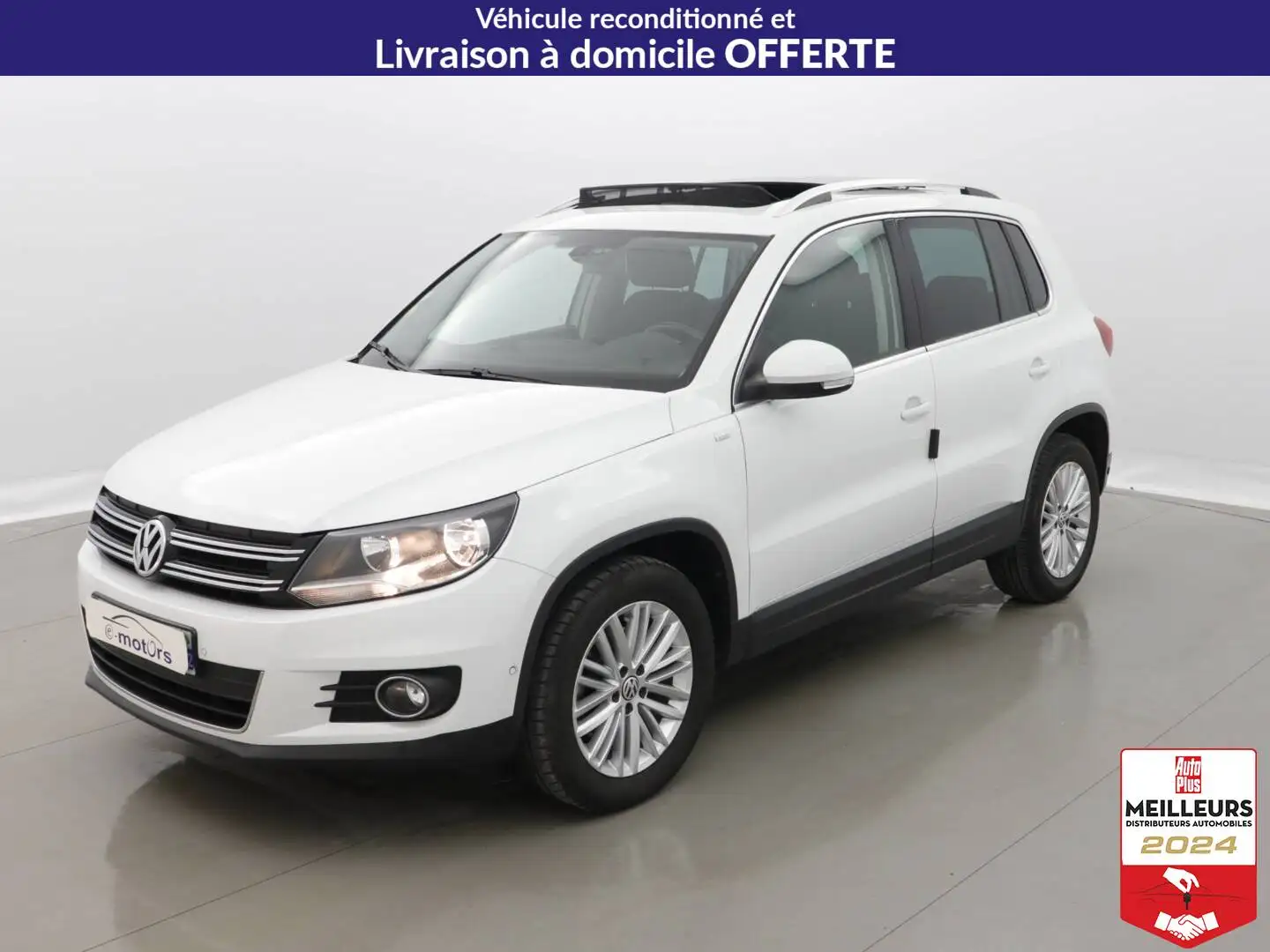 Volkswagen Tiguan 2.0 TDI 110 FAP BlueMotion Technology Cup Blanc - 1