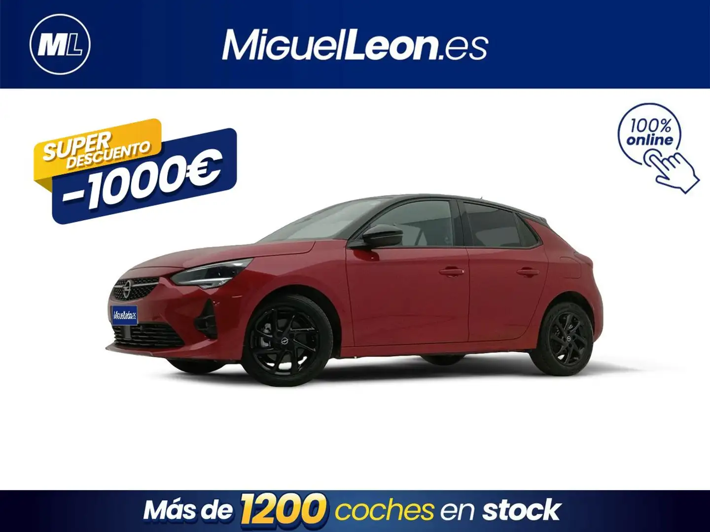 Opel Corsa 1.2T XHL S/S GS-Line 100 Rojo - 1